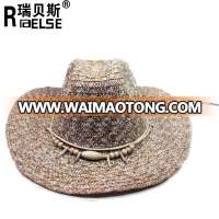 fashion cheap wholesale panana straw cowboy hat for promotion